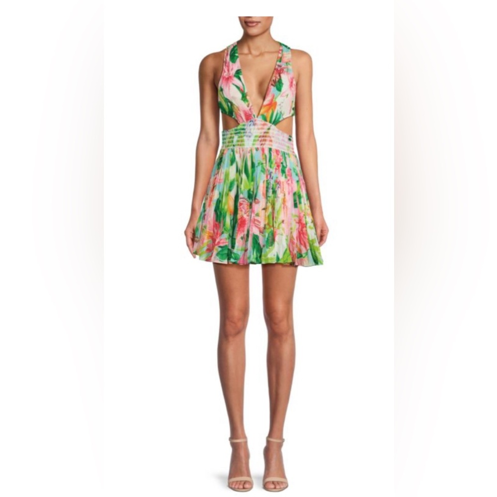 Rococo sand mini dress - S